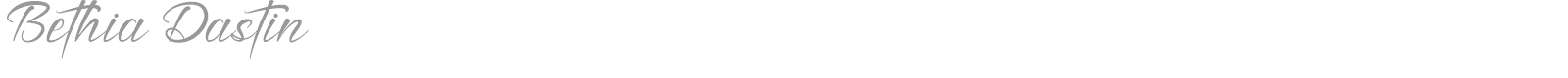 Bethia Dastin font preview